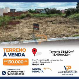 Lote à venda Maripá,PR Maripá - R$ 130.000 - VPLT00028