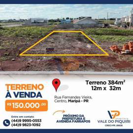 Lote à venda Maripá,PR Maripá - R$ 150.000 - VPLT00029