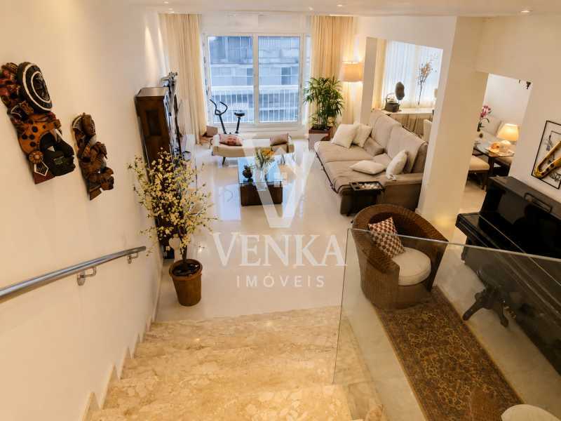 Conheça 03_sala_vista_escada do imóvel - Cobertura à venda Rua Tonelero,Rio de Janeiro,RJ Copacabana - R$ 2.850.000 - VKCO30022 - 18 03_sala_vista_escada - 18