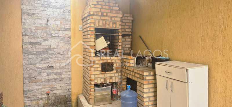 Conheça Churrasqueira do imóvel - Casa 2 quartos à venda Coqueiral, Araruama - R$ 240.000 - RL00196 - 10 Churrasqueira - 10