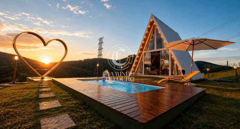 Conheça 1 do imóvel - Casa em Condomínio 1 quarto à venda Posse, Petrópolis - R$ 620.000 - CMCN10002 - 1 1 - 1