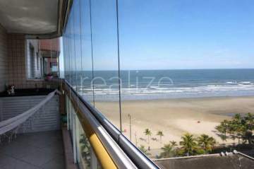 Frente para o mar - Apartamento 2 quartos à venda Praia Grande,SP - R$ 750.000 - RZAP20031