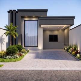 Lançamento - Casa à Venda Parque Residencial Campo Verde, Boituva-SP | 109m², 3 Dormitórios - AICV30002