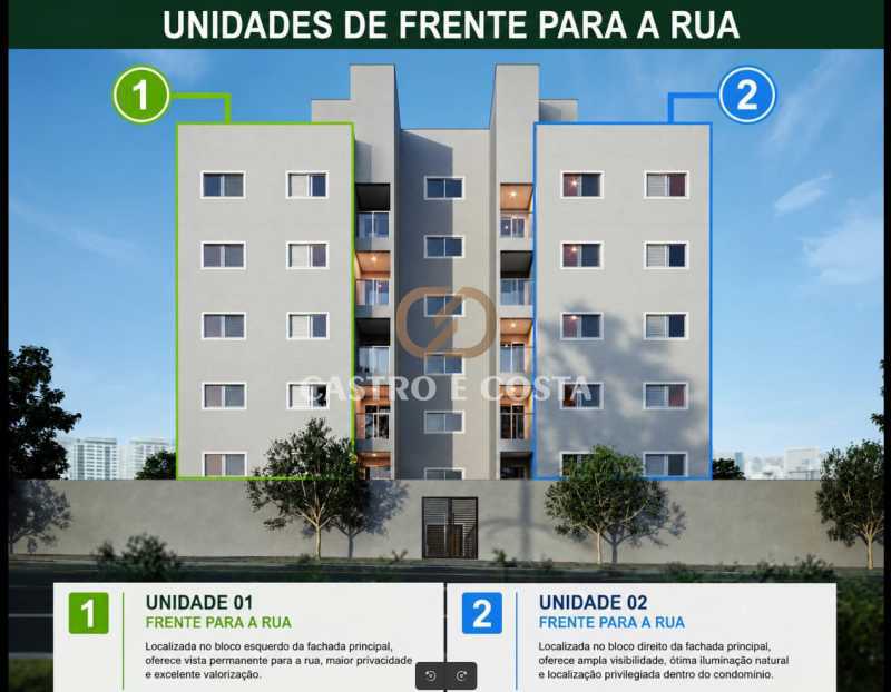 Conheça FACHADA do imóvel - Apartamento 2 quartos Lançamento RESIDENCIAL SAFIRA - Betim,MG Presidente Kennedy, à venda - R$ 246.000 - CCAP20066 - 4 FACHADA - 4