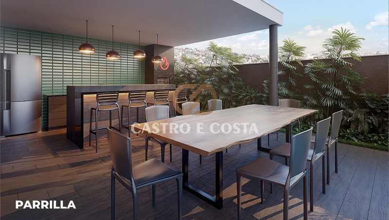 Conheça CHURRASQUEIRA do imóvel - Apartamento 2 quartos Lançamento LISBOA RESIDENCE - Belo Horizonte,MG Barreiro, à venda - R$ 636.790 - CCAP20027 - 5 CHURRASQUEIRA - 5