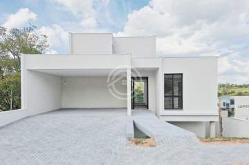Ótima localização - Casa Contemporânea à Venda no Condomínio Residencial Ecologie | Itatiba/SP | 228 m² | 3 Suítes + Escritório | Piscina. - ALCN40018