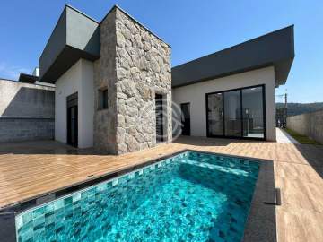 CASA TÉRREA À VENDA NO CONDOMÍNIO ECOLOGIE RESIDENCIAL - ITATIBA/SP | 3 SUÍTES, PISCINA E ÁREA GOURMET! - ALCN30027