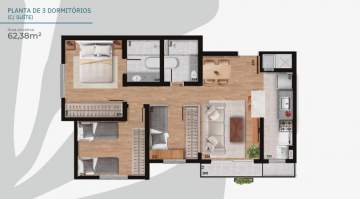 Apartamento 3 quartos à venda Sarandi, Porto Alegre - R$ 555.904 - CGAP30008