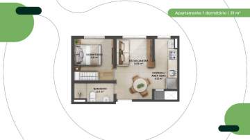 Apartamento 1 quarto à venda Santa Maria Goretti, Porto Alegre - R$ 259.900 - CGAP10003