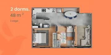 Apartamento 2 quartos à venda Hípica, Porto Alegre - R$ 268.500 - CGAP20080
