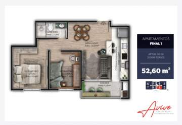 Apartamento com Área Privativa 2 quartos à venda Olaria, Canoas - R$ 274.100 - CGAA20013