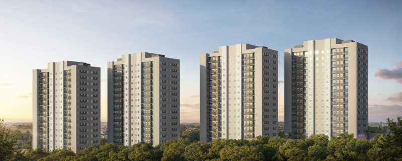 Conheça Fachada 2. do imóvel - Apartamento 2 quartos à venda Parque Yolanda (Nova Veneza), Sumaré - R$ 238.800 - CLAP20045 - 6 Fachada 2. - 6