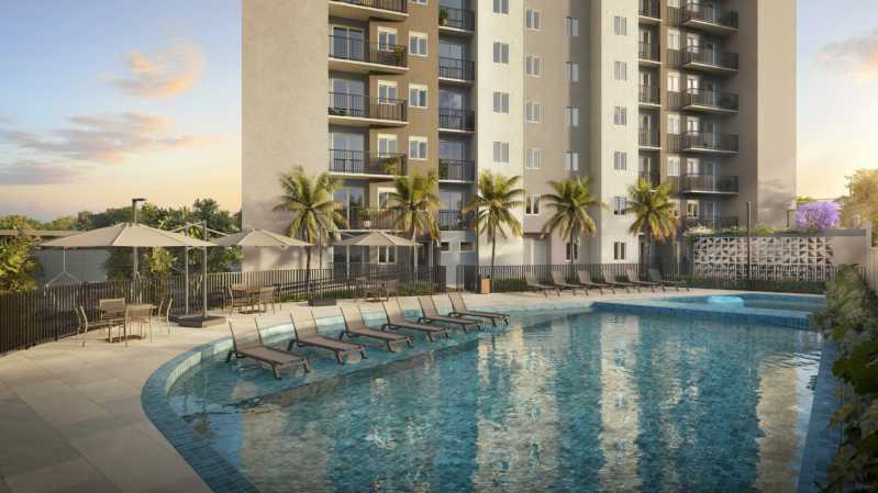 Conheça Piscina. do imóvel - Apartamento 2 quartos à venda Parque Yolanda (Nova Veneza), Sumaré - R$ 238.800 - CLAP20045 - 12 Piscina. - 12