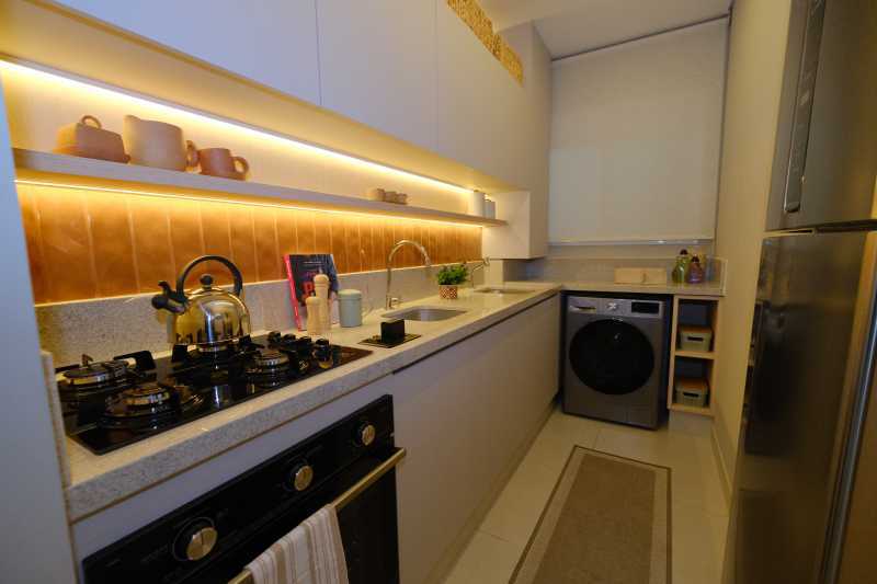Conheça Decorado - Cozinha. do imóvel - Apartamento 2 quartos à venda Chácara Bela Vista, Sumaré - R$ 260.000 - CLAP20047 - 6 Decorado - Cozinha. - 6