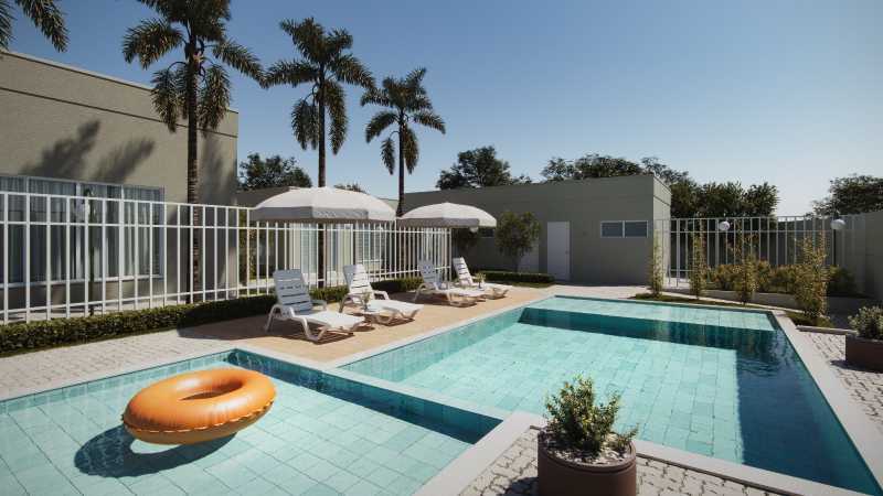 Conheça Piscina. do imóvel - Apartamento 2 quartos à venda Chácara Bela Vista, Sumaré - R$ 260.000 - CLAP20047 - 9 Piscina. - 9