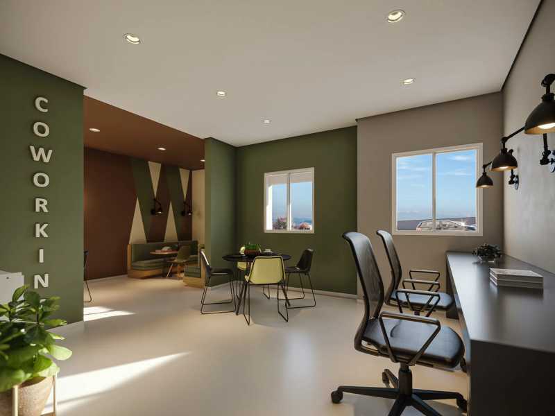Conheça Coworking. do imóvel - Apartamento 2 quartos à venda Recanto do Sol I, Campinas - R$ 321.500 - CLAP20050 - 6 Coworking. - 6