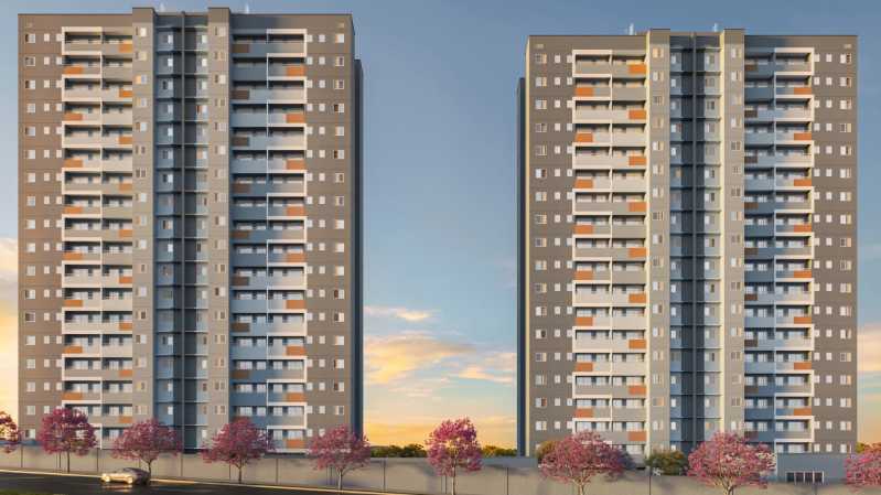 Conheça Fachada 02. do imóvel - Apartamento 2 quartos à venda Vila Miguel Vicente Cury, Campinas - R$ 407.990 - CLAP20053 - 1 Fachada 02. - 1