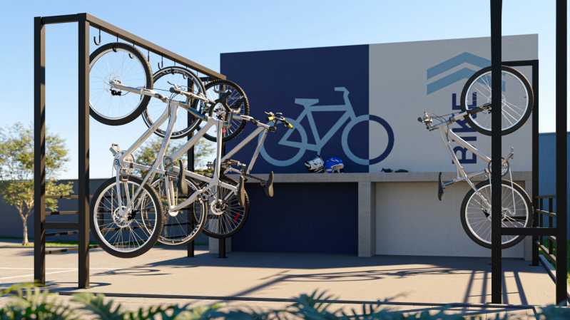 Conheça Bicicletário. do imóvel - Apartamento 2 quartos à venda Vila Miguel Vicente Cury, Campinas - R$ 407.990 - CLAP20053 - 4 Bicicletário. - 4