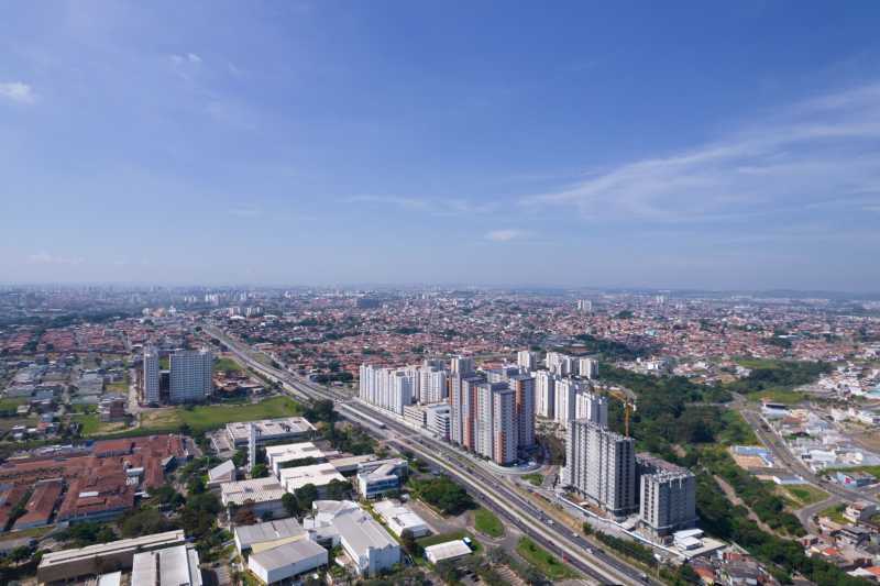 Conheça Aerea do imóvel - Apartamento 2 quartos à venda Residencial Parque da Fazenda, Campinas - R$ 358.289 - CLAP20055 - 3 Aerea - 3