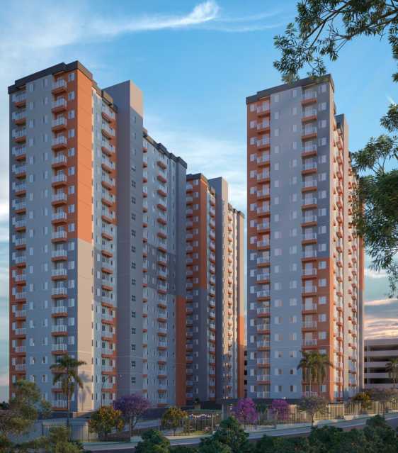 Conheça Fachada 02 do imóvel - Apartamento 2 quartos à venda Residencial Parque da Fazenda, Campinas - R$ 358.289 - CLAP20055 - 9 Fachada 02 - 9