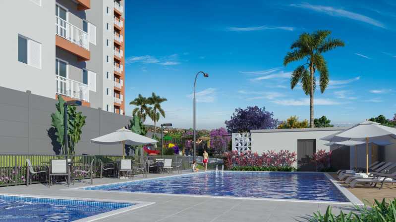 Conheça Piscina 02 do imóvel - Apartamento 2 quartos à venda Residencial Parque da Fazenda, Campinas - R$ 358.289 - CLAP20055 - 18 Piscina 02 - 18