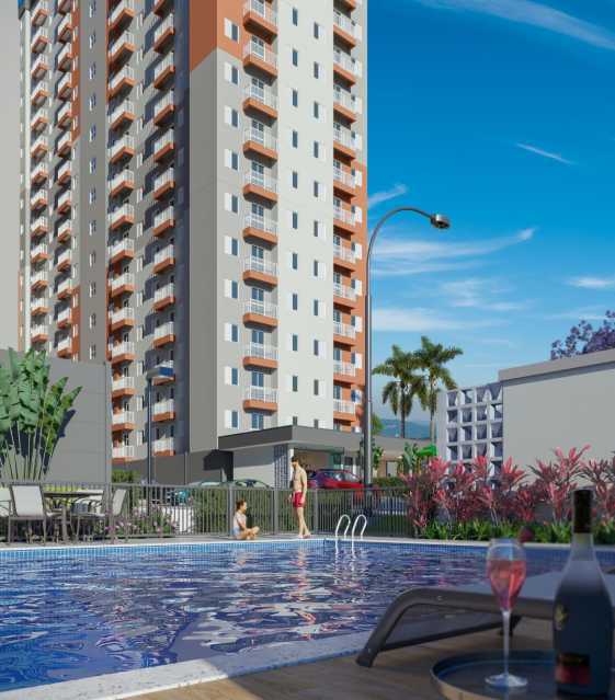Conheça Piscina do imóvel - Apartamento 2 quartos à venda Residencial Parque da Fazenda, Campinas - R$ 358.289 - CLAP20055 - 19 Piscina - 19