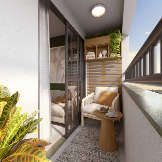 Conheça Varanda. do imóvel - Apartamento 2 quartos à venda Jardim das Cerejeiras, Campinas - R$ 274.990 - CLAP20056 - 9 Varanda. - 9