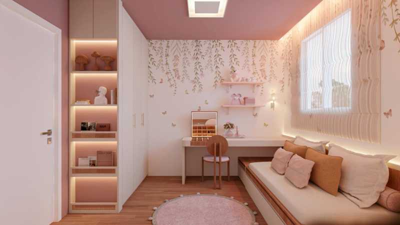 Conheça Quarto de Menina. do imóvel - Apartamento 3 quartos à venda Residencial Portal do Lago, Sumaré - R$ 485.100 - CLAP30003 - 28 Quarto de Menina. - 28