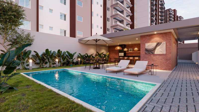 Conheça Piscina privativa. do imóvel - Apartamento 2 quartos à venda Jardim Golden Park Residence, Hortolândia - R$ 309.900 - CLAP20004 - 3 Piscina privativa. - 3