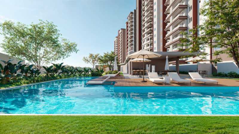 Conheça Piscina. do imóvel - Apartamento 2 quartos à venda Jardim Golden Park Residence, Hortolândia - R$ 309.900 - CLAP20004 - 4 Piscina. - 4