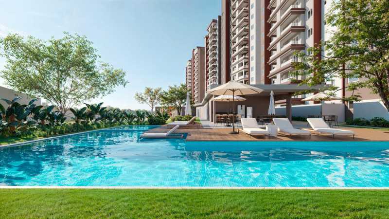 Conheça Piscina do imóvel - Apartamento 2 quartos à venda Jardim Golden Park Residence, Hortolândia - R$ 309.900 - CLAP20004 - 21 Piscina - 21