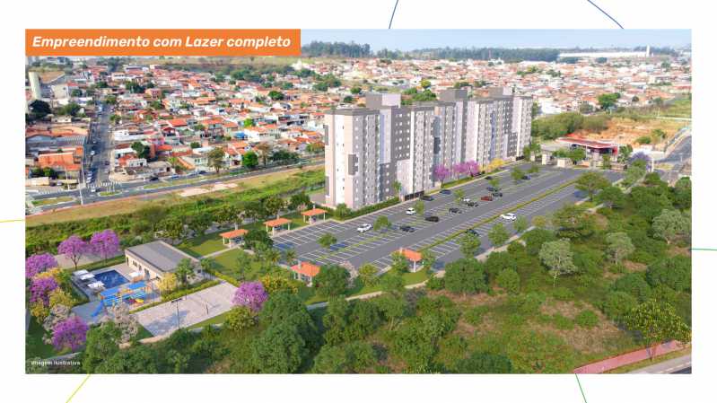 Conheça Empreendimento do imóvel - Apartamento 2 quartos à venda Jardim Minda, Hortolândia - R$ 264.900 - CLAP20011 - 2 Empreendimento - 2
