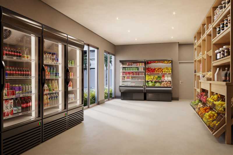 Conheça Mercado. do imóvel - Apartamento 2 quartos à venda Chácara Bela Vista, Sumaré - R$ 289.000 - CLAP20005 - 13 Mercado. - 13