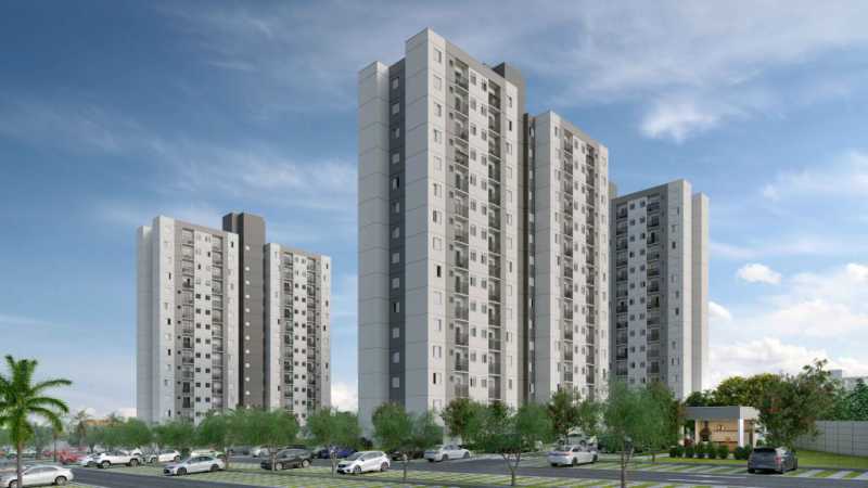 Conheça Fachada do imóvel - Apartamento 2 quartos à venda Jardim Denadai (Nova Veneza), Sumaré - R$ 235.900 - CLAP20016 - 4 Fachada - 4