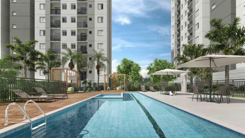 Conheça Piscina do imóvel - Apartamento 2 quartos à venda Jardim Denadai (Nova Veneza), Sumaré - R$ 235.900 - CLAP20016 - 6 Piscina - 6