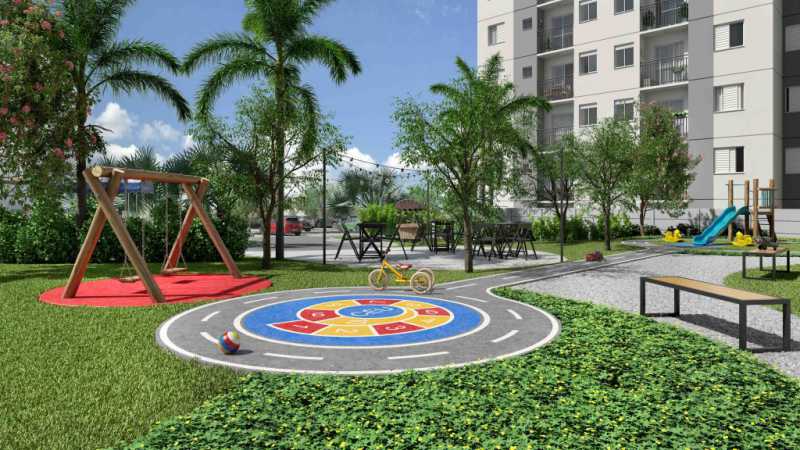 Conheça Playground do imóvel - Apartamento 2 quartos à venda Jardim Denadai (Nova Veneza), Sumaré - R$ 235.900 - CLAP20016 - 7 Playground - 7