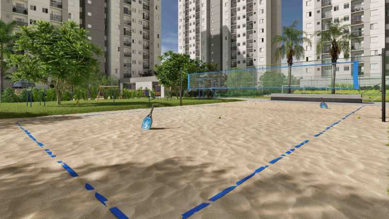 Conheça Quadra de Areia do imóvel - Apartamento 2 quartos à venda Jardim Denadai (Nova Veneza), Sumaré - R$ 235.900 - CLAP20016 - 9 Quadra de Areia - 9
