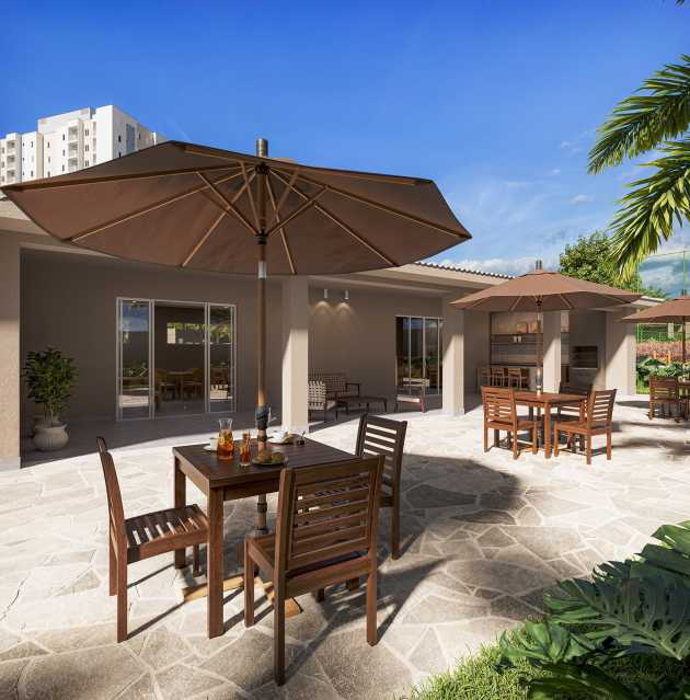 Conheça Varanda Salão de Festas do imóvel - Apartamento 2 quartos à venda Parque das Nações (Nova Veneza), Sumaré - R$ 237.900 - CLAP20017 - 14 Varanda Salão de Festas - 14