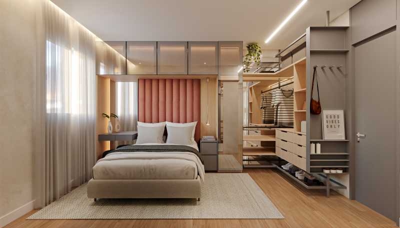 Conheça Suíte Master do imóvel - Apartamento 2 quartos à venda Jardim Adelaide, Hortolândia - R$ 335.704 - CLAP20019 - 10 Suíte Master - 10