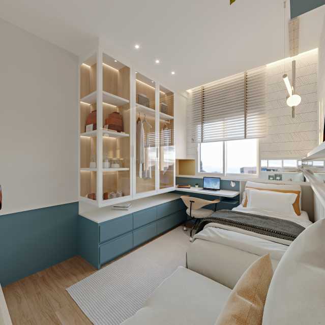 Conheça Dormitório 2 3 do imóvel - Apartamento 2 quartos à venda Jardim Adelaide, Hortolândia - R$ 335.704 - CLAP20019 - 17 Dormitório 2 3 - 17
