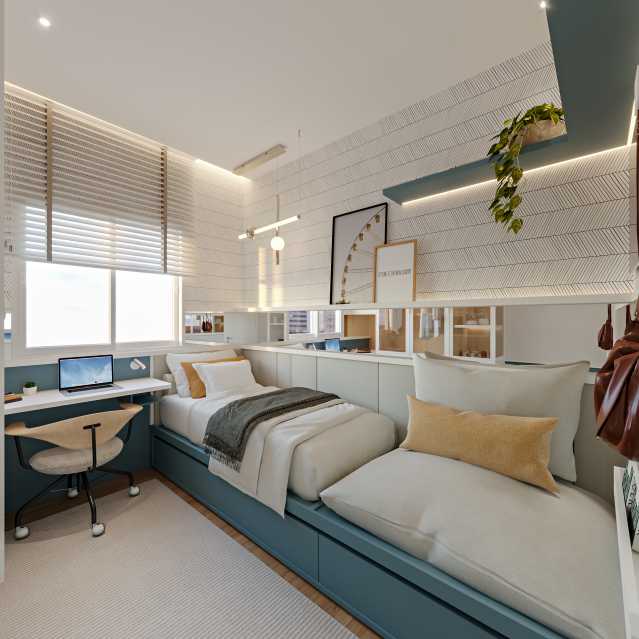 Conheça Dormitório 2 do imóvel - Apartamento 2 quartos à venda Jardim Adelaide, Hortolândia - R$ 335.704 - CLAP20019 - 18 Dormitório 2 - 18
