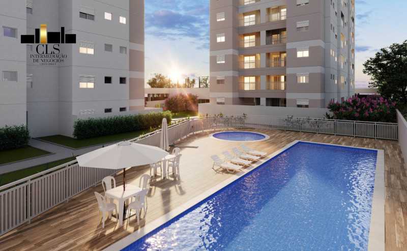 Conheça Piscina do imóvel - Apartamento 2 quartos à venda Jardim Nossa Senhora da Penha, Hortolândia - R$ 310.000 - CLAP20020 - 7 Piscina - 7