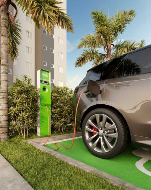 Conheça Vaga de Carro Elétrico do imóvel - Apartamento 3 quartos à venda Jardim Everest, Hortolândia - R$ 426.100 - CLAP30004 - 26 Vaga de Carro Elétrico - 26