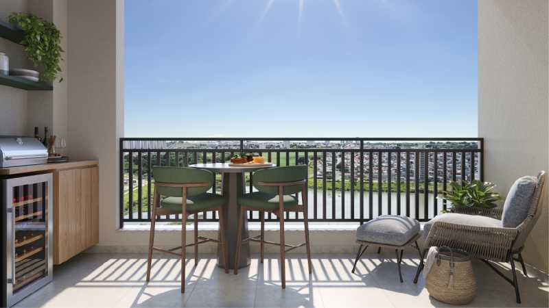 Conheça Varanda do imóvel - Apartamento 3 quartos à venda Jardim Everest, Hortolândia - R$ 426.100 - CLAP30004 - 27 Varanda - 27