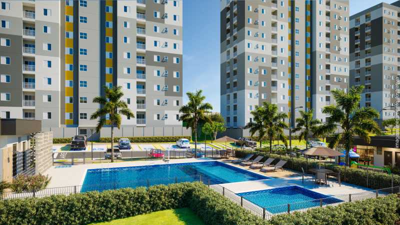Conheça Piscina do imóvel - Apartamento 2 quartos à venda Vila Inema, Hortolândia - R$ 258.100 - CLAP20023 - 11 Piscina - 11
