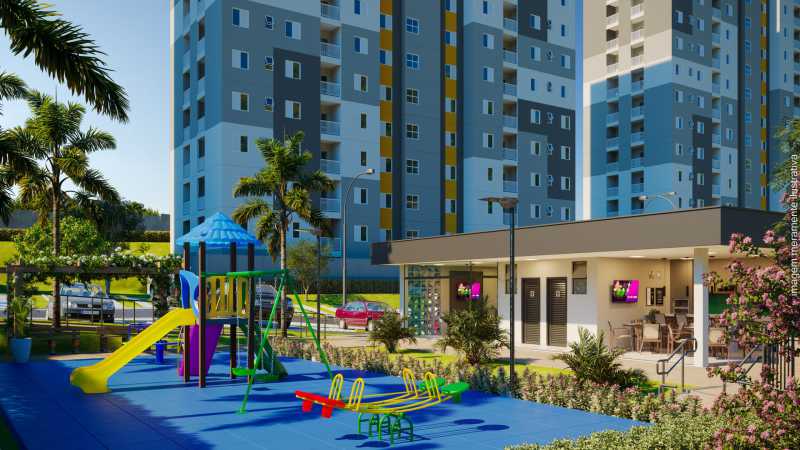 Conheça Playground do imóvel - Apartamento 2 quartos à venda Vila Inema, Hortolândia - R$ 258.100 - CLAP20023 - 13 Playground - 13