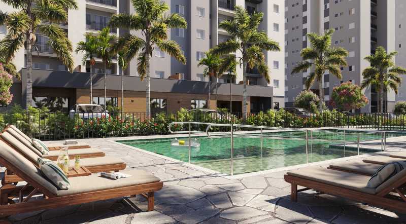 Conheça Piscina do imóvel - Apartamento 2 quartos à venda Parque Orestes Ôngaro, Hortolândia - R$ 286.250 - CLAP20024 - 2 Piscina - 2