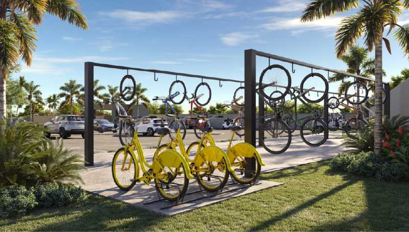 Conheça Bicicletário do imóvel - Apartamento 2 quartos à venda Parque Orestes Ôngaro, Hortolândia - R$ 286.250 - CLAP20024 - 3 Bicicletário - 3