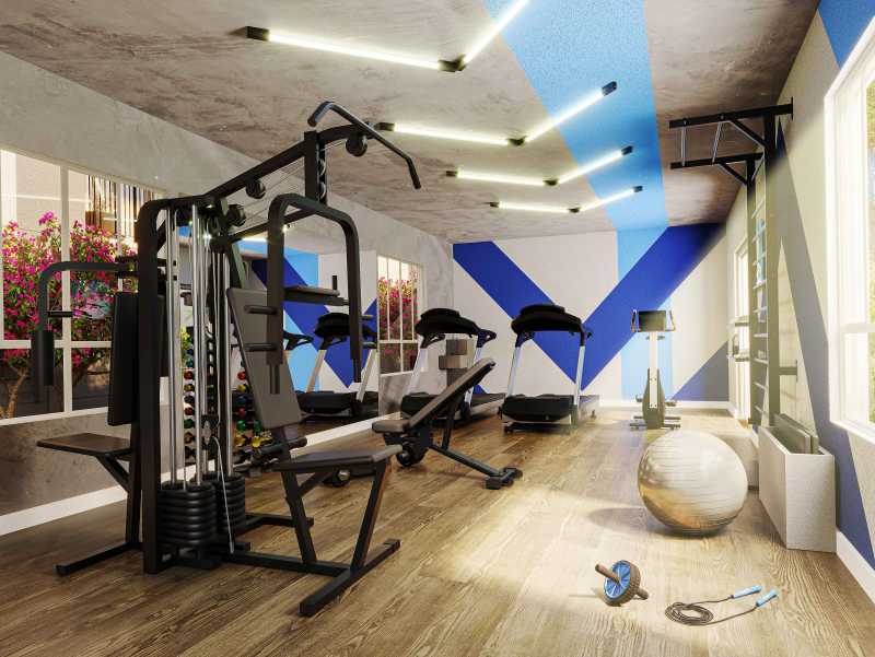 Conheça Academia do imóvel - Apartamento 2 quartos à venda Parque Ortolândia, Hortolândia - R$ 308.640 - CLAP20026 - 2 Academia - 2