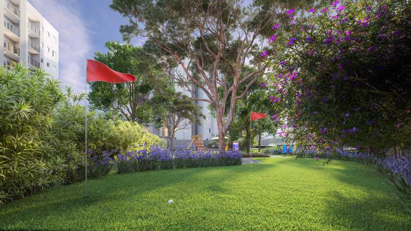 Conheça Campo de Golf do imóvel - Apartamento 2 quartos à venda Parque Ortolândia, Hortolândia - R$ 308.640 - CLAP20026 - 4 Campo de Golf - 4